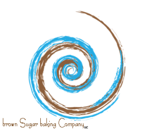 Brown Sugar Baking Swirl Logo with LLC